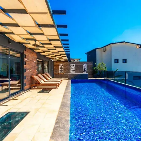 Koerdere 3 Bedroom Seaview With Private Pool Hot Tub Villa Kalkan