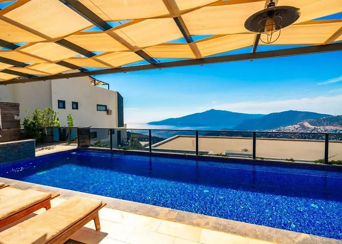 别墅 Koerdere 3 Bedroom Seaview With Private Pool Hot Tub
